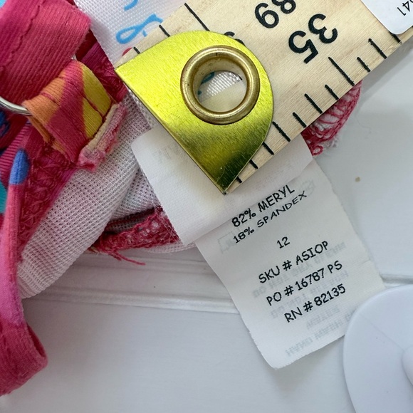 Fresh Produce women Floral Bodysuit - Pink and Yellow Size 12 - Picture 8 of 11